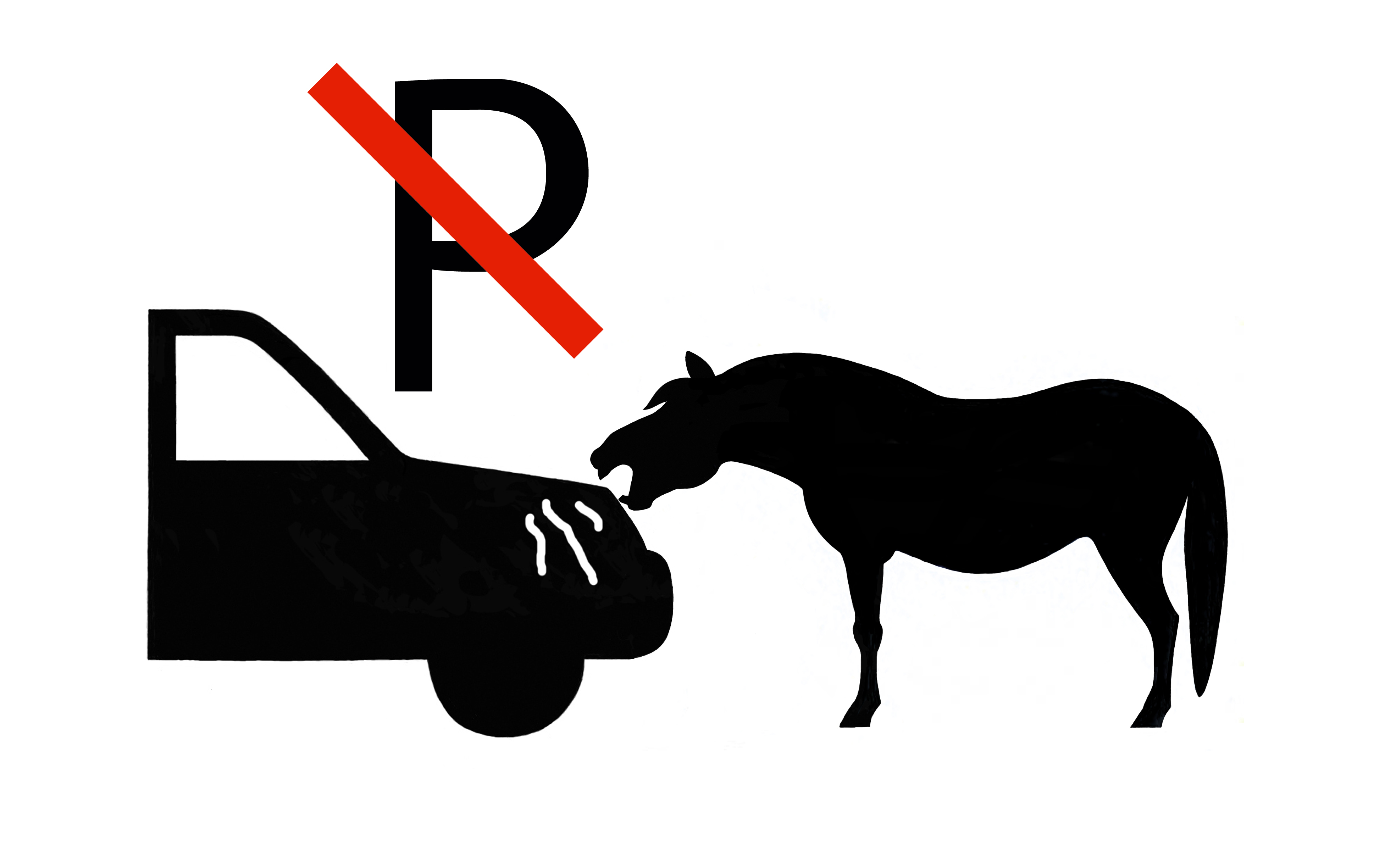 logo paarden en autos