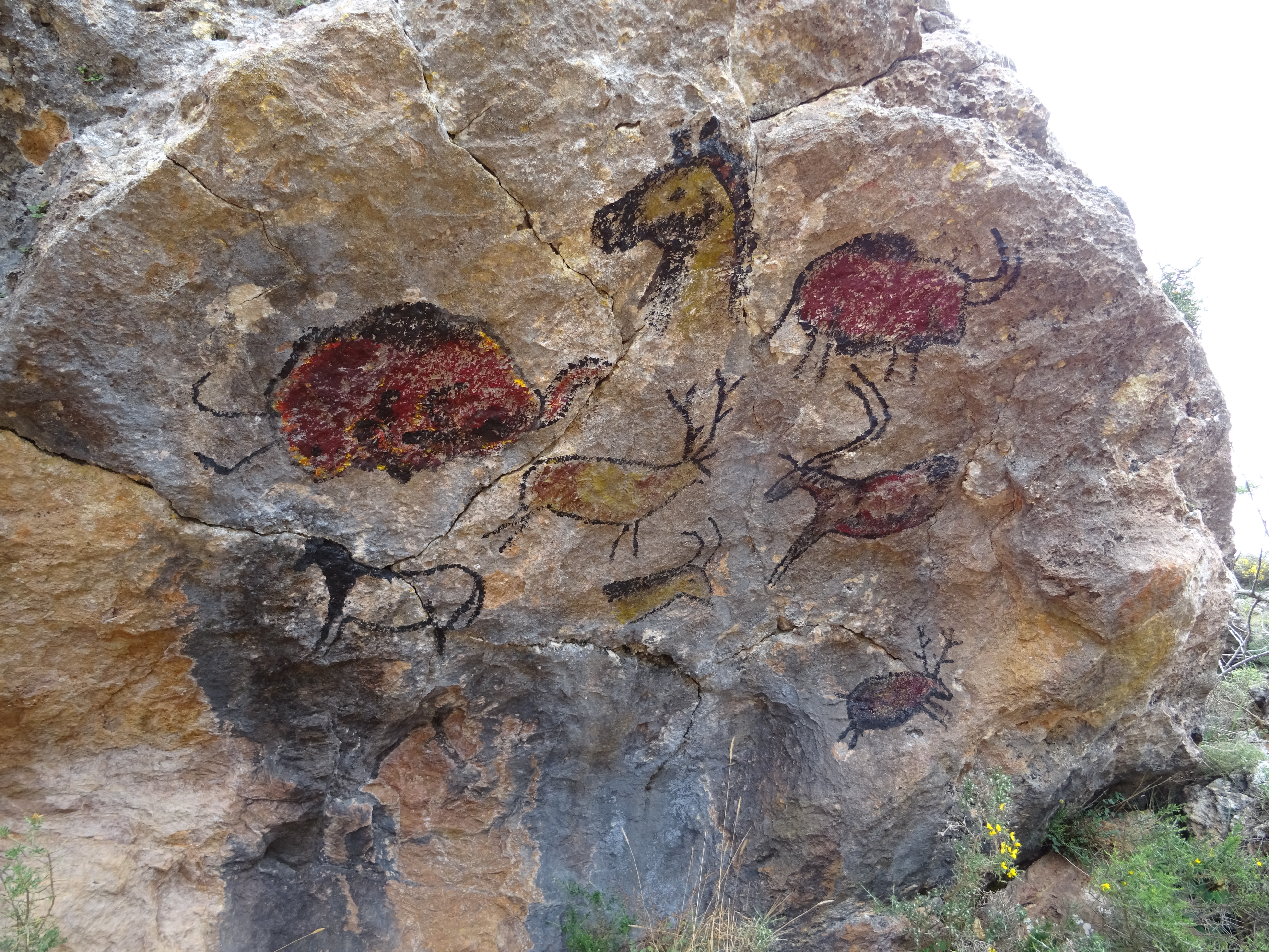 Rotstekeningen in Atapuerca, Spanje